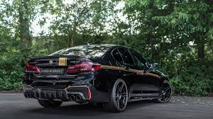 The 2021 bmw m5 competition has 617 horsepower and will hit 60 in 2.8 seconds, plus you can drive it every day. 713 Horsepower Bmw M5 By Manhart Sounds As Angry As It Looks