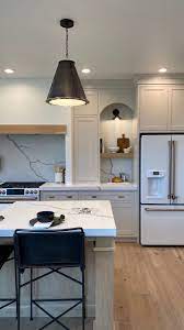 Simply White On The Walls Balboa Mist On The Cabinets Kitchen Remodel Layout Country Kitchen Designs Kitchen Interior