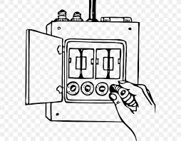 The wiring diagram on the opposite hand is particularly beneficial to an outside electrician. Fuse Wiring Diagram Clip Art Png 591x640px Fuse Area Black And White Diagram Drawing Download Free