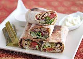 Shawarma Chicken Wraps Recipe Recipe Wrap Recipes Chicken Shawarma Chicken Wrap Recipes