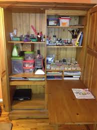 Craft Armoire Love The Fold Out Table Craft Armoire Fold Out Table Diy Table