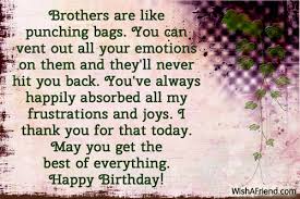 They, of course, deserve to be appreciated, and here are some birthday wishes for brother from sister. Birthday Wishes For Brother Quotes Quotesgram