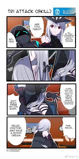 Tri Attack Skill Get To Know Rhodes Island Ep 23 Arknights Anime Furry Anime Funny Anime Memes Funny