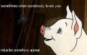 His friend charlotte, a charming spider, comes to his rescue. E B White Quotes Charlottes Web Bing Images Charlottes Web Movie Charlottes Web Charlottes Web Quotes