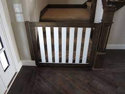 Beautifully Matched Two Tone Gate Custom Stair Gate Baby Gates Custom Gates