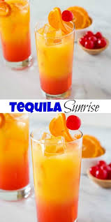 Tequila Sunrise Recipe A Cool And Refreshing Cocktail With Orange Juice Grenadine And Tequila P Tequila Sunrise Recipe Tequila Sunrise Orange Juice Drinks