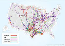 The map clearly shows why west coast gasoline and oil prices are decoupled from east of the rockies. Api Where Are The Pipelines