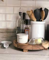 How To Turn A Cluttered Kitchen Into A Clutter Free Space Try These 5 Habits To Take Your Kit Kitchen Countertop Decor Kitchen Counter Decor Countertop Decor