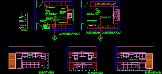 kitchen detail in autocad download