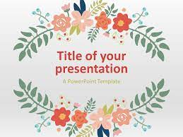 Download 100s of presentations, graphic assets, fonts, icons & more! Floral Spring Template For Powerpoint And Google Slides Presentationgo