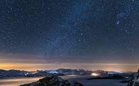 Available in hd, 4k resolutions for desktop & mobile phones. 2560x1600 Nature Mountain Galaxy Night Landscape Fog Stars Ultrahd 4k Wallpaper Night Landscape Landscape Wallpaper Landscape Background