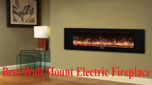 This wall mount electric fireplace model comes in various sizes and shapes but, colors are limited. Best Wall Mount Electric Fireplace Thereviewio Youtube