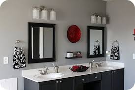 Beautiful Black And Red Bathroom Designer Home Red Bathroom Decor Gray Bathroom Decor Black Bathroom Decor