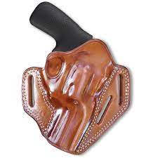 Leather Pancake Holster Open Top Fits, S&W Model 686 2.5-357 Mag 6-Shot  #7095# | eBay
