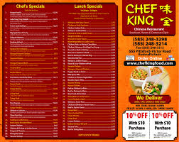 Chef King Chinese Food Coupon Pittsford Ny Food Coupon Chef Lunch Specials