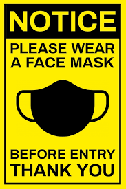 Have we been ordered to wear masks in australia? Please Wear Face Mask Sign Template Postermywall