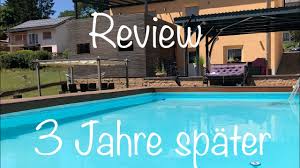 Review Nach 3 Jahren Intex Metal Frame Pool Mit Pooldeck Youtube