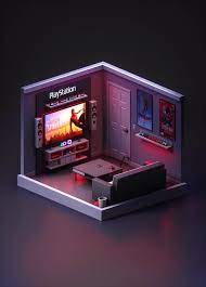 Spider Man Playstation Room An Art Print By Jarlan Perez Playstation Room Video Game Room Design Small Game Rooms