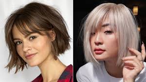 50 Bob Haircuts with Bangs for a Fascinating Look