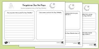 Hari raya aidiladha (bahasa arab: Free Lembaran Kerja Antara Dua Hari Raya Teacher Made