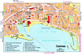Cannes Map Tourist Attractions Nice France Map France Attractions Cannes France