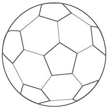 Soccer Ball Coloring Page Sketch Template Soccer Ball Football Coloring Pages Soccer Crafts