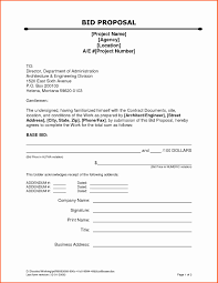 Bid Proposal Letter Awesome Bid Proposal Cover Letter Construction Proposal Templates Proposal Letter Proposal Cover