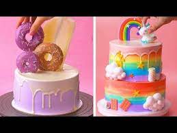 Top 10 Beautiful Cake Tutorials Best Colorful Cake Decorating Ideas So Yummy Cake Design 2020 Youtube Colorful Cakes Beautiful Cakes Cake Tutorial