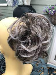 Grey Silver Hair Scrunchies In 4 Different Greys16 Etsy In 2021 Scrunchie Hairstyles Short Hair With Layers Hair