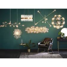 Suspension Globes En Verre Maisons Du Monde Lampadari Soffitto In Metallo Lampadario Bubble