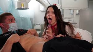 REAL Hospital ! Hot Nurse Wanna Care About Me So Bad ! Doggy & Blowjob
