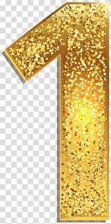 Gold Glitter 1 Cutout Decor Number Gold Number One Transparent Background Png Clipart Convite De Aniversario Topo De Bolo Casamento