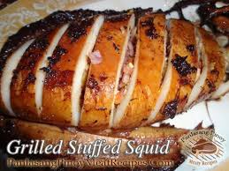 Grilled Stuffed Squid Inihaw Na Rellenong Pusit Squid Recipes Food Recipes