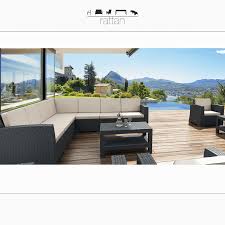 Rattan Kose Takimi 11 Koltuklar Luks Balkon