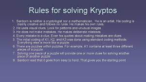The kryptos message contains a partial guide. How To Solve Sanborn S Kryptos Part 1 K2 Coordinates 16 Steps Instructables
