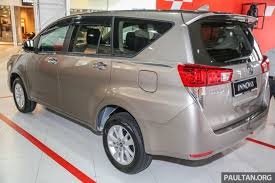 Check spelling or type a new query. New Toyota Innova Launched In Malaysia From Rm106k 7 Airbags Esc Dual Vvt I More Premium Interior Paultan Org