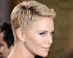This curled asymmetrical hair isn't your conventional cut and style. Short Hair Style After Chemo