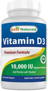 Vitamin d supplements for bone health in minority populations bone mineral density, bone mass, and fracture risk are correlated with serum 25(oh) older women and men should consult their healthcare providers about their needs for both nutrients as part of an overall plan to maintain bone health and to. Best Naturals Vitamin D3 10000 Iu 240 Softgels Walmart Com Walmart Com