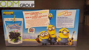 These could be things like old small toys that you can tie a string to andhang on the tree, or you may have some old jewelry, marbles, or maybe somecolorful rocks.get the family together and. Capri Sun Launched Minion On Pack Promotion