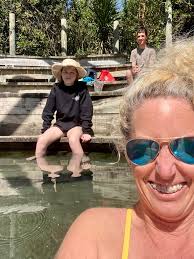 Charlotte Hunter serenading us.