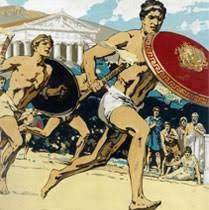 The first olympic games are traditionally dated to 776 bc. Observatorio Historico Geografico Os Jogos Olimpicos Na Grecia Antiga