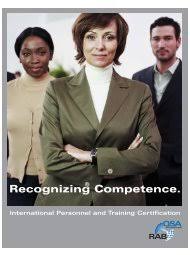 personnel certification