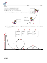 Conservation Of Energy Worksheet Answers Promotiontablecovers