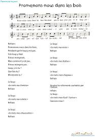 Promenons Nous Dans Les Bois La Chanson En Video Chanson Paroles De Chansons Chansons Pour Enfants