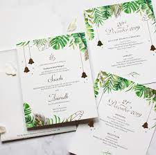 Tropical Wedding Invitation Tropical Wedding Invitations Wedding Invitations Summer Wedding Invitations