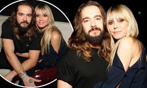 Tokyo hotel singer bill kaulitz rarely allows such intimate insights into his private life. Heidi Klum 46 And Husband Tom Kaulitz 30 Put On A Loved Up Display Daily Mail Online