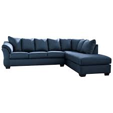 By signature design by ashley (no review) item number : Signature Design By Ashley Darcy Blue Contemporary 2 Piece Sectional Sofa With Right Chaise Royal Furniture Sectional Sofas