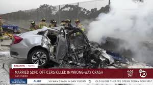 A westbound nissan altima sedan was traveling on san diego street while a honda cbr motorcycle was heading northbound. Married San Diego Police Detectives Among 3 Killed In Fiery Wrong Way Crash In San Ysidro