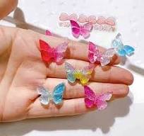 Popular Design Resin Crafts Mini Resin Animals Resin Butterfly Pendant  Wholesale Phone Case Charms Key Charin for Decoration