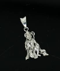 925 Sterling Silver Handmade Idol Hanuman Ji Pendant, Amazing Stylish  Unisex Pendant Personalized Jewelry Ssp439
